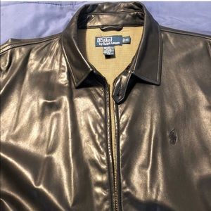 Polo Ralph Lauren black Leather jacket